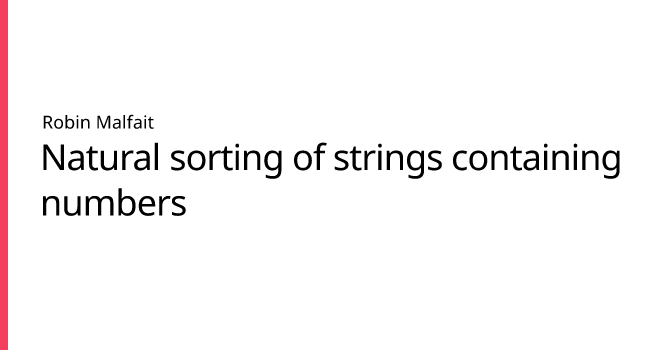 Recently I was working on an improvement for Tailwind CSS to make the order of classes in the generated CSS output more logical. The order of classes 